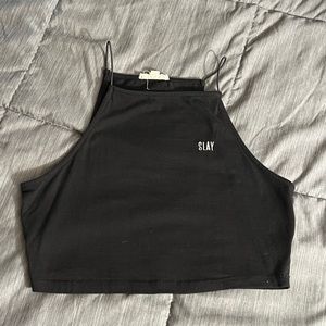 SLAY crop top